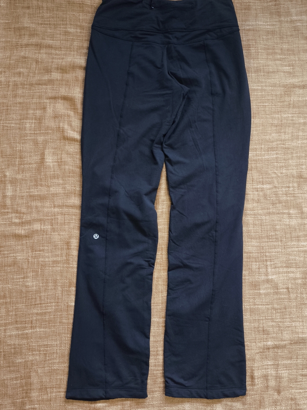 Lululemon Run: Free Pants Black Cold Weather Fleece Back Lined Running Size 6